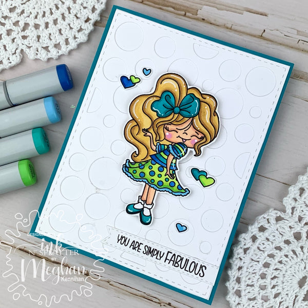 Ink N' Splatter August Challenge: Anything Goes Optional Color Twist with Felicia Fab Girl