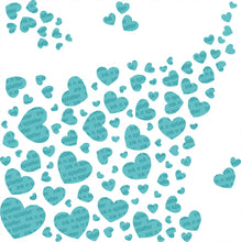 Load image into Gallery viewer, Floating Hearts Stencil

