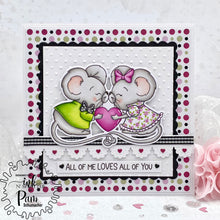 Load image into Gallery viewer, Kissing Mice Stamp Set
