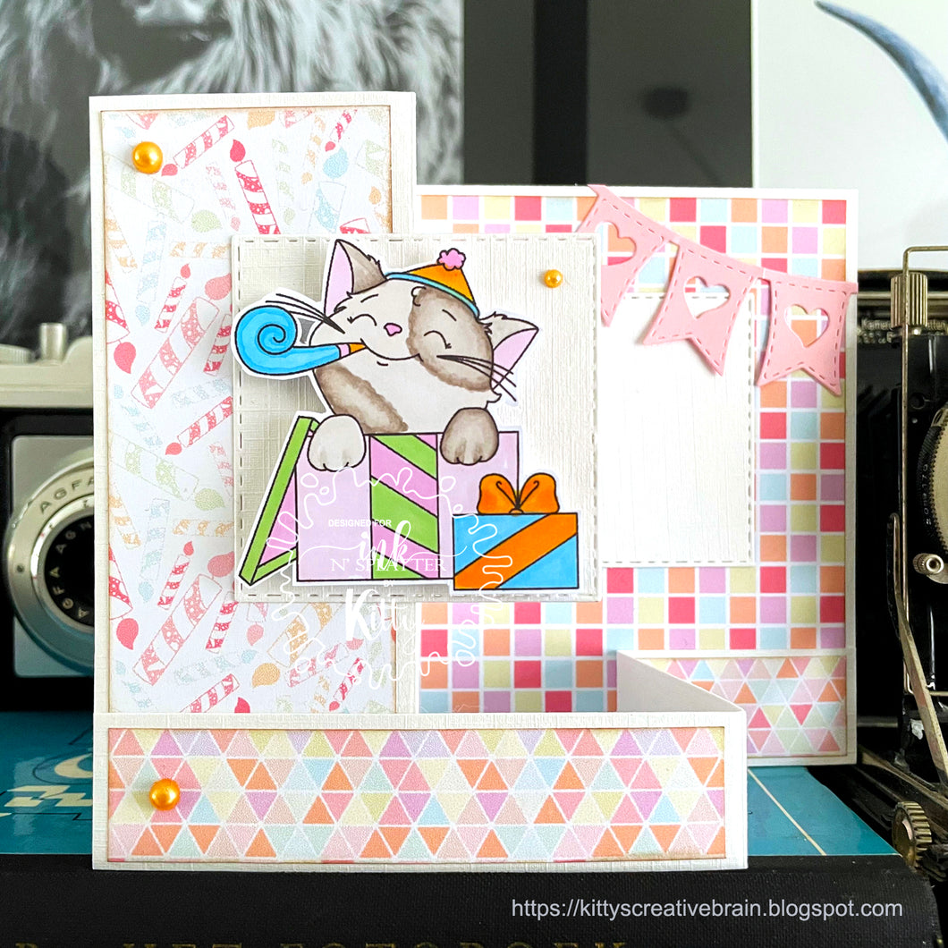 Birthday Kitties Stamp Set