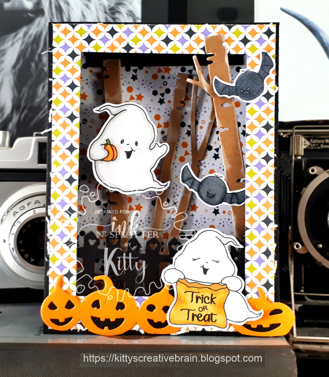 Ghostly Haunts Pairables Stamp Set