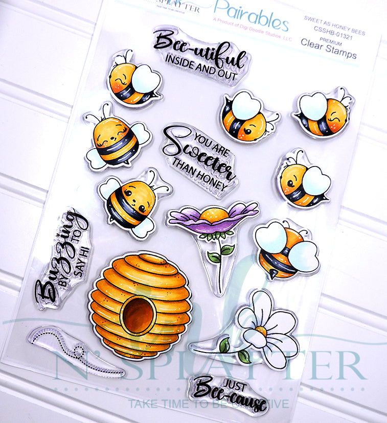 Sweet Honey Bees Stamp Set – Ink n Splatter