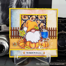Load image into Gallery viewer, Pumpkin Spice Gnome Stamp Set
