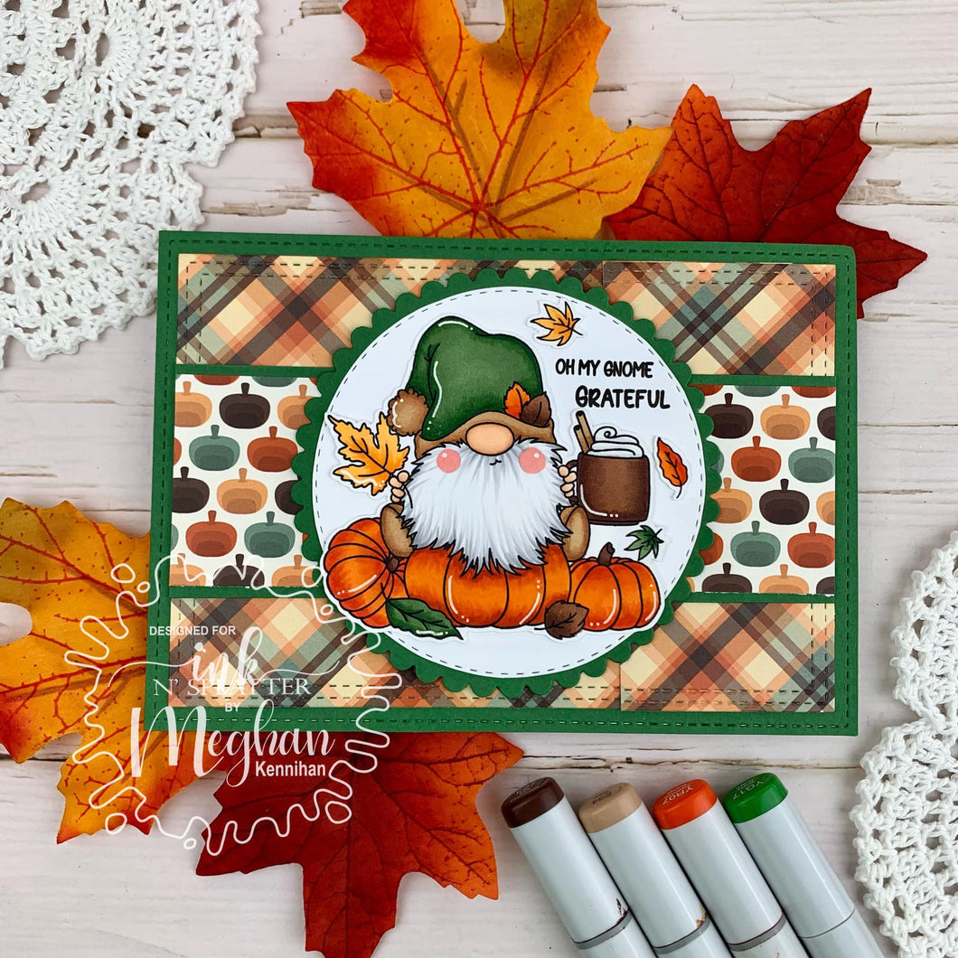 Pumpkin Spice Gnome Stamp Set