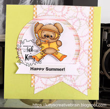 Load image into Gallery viewer, Sporty Summer Pups Stamp Set
