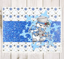 Load image into Gallery viewer, Snow Bird Snowman Clear Stamp Set
