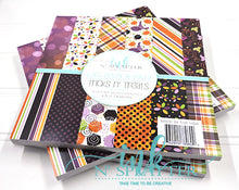 Load image into Gallery viewer, Tricks n&#39; Treats 6x6 Pattern Paper Pad
