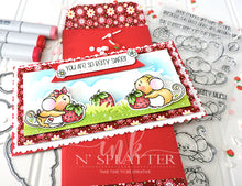 Load image into Gallery viewer, Strawberry Fields Mice Stamp Set
