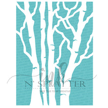 Load image into Gallery viewer, Birch Trees Stencil
