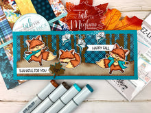 Load image into Gallery viewer, Happy Fall Foxes Stamp Set

