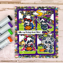 Load image into Gallery viewer, Halloween Pandas Pairables Stamp Set
